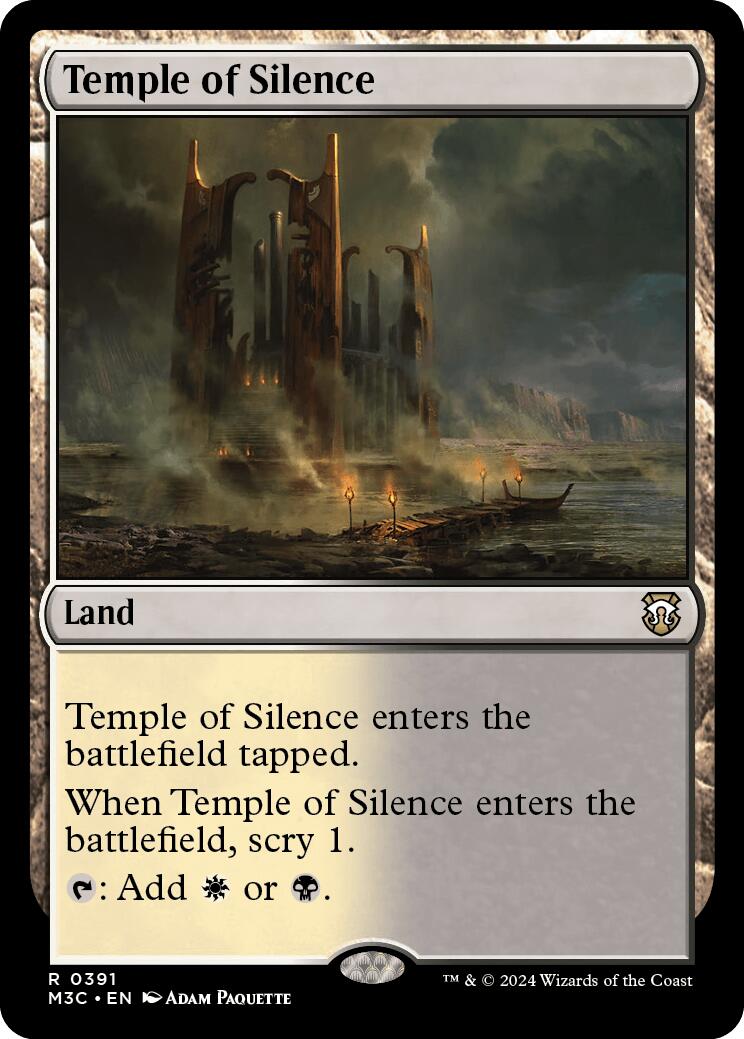 Temple of Silence [Modern Horizons 3 Commander] | Shuffle n Cut Hobbies & Games