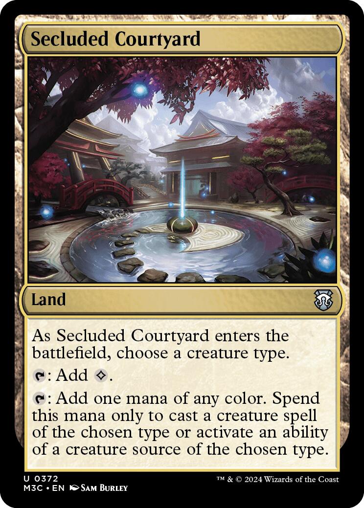 Secluded Courtyard [Modern Horizons 3 Commander] | Shuffle n Cut Hobbies & Games