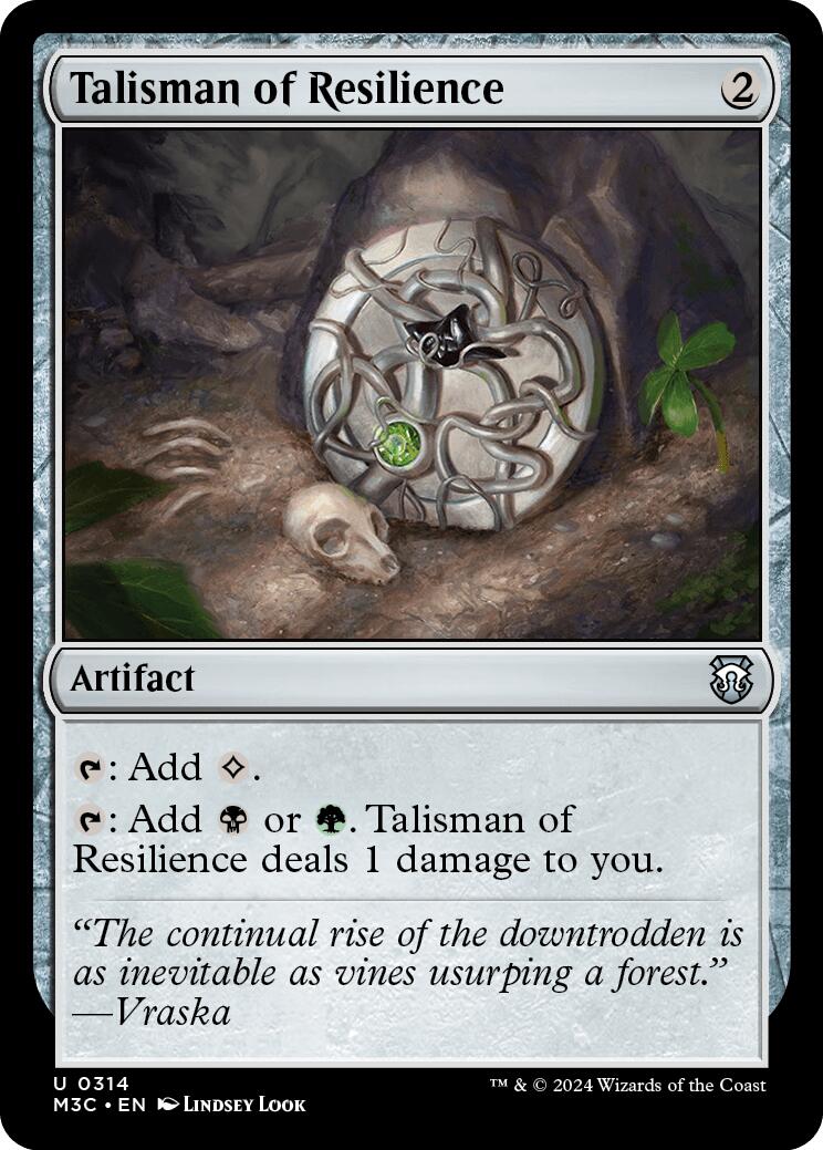 Talisman of Resilience [Modern Horizons 3 Commander] | Shuffle n Cut Hobbies & Games