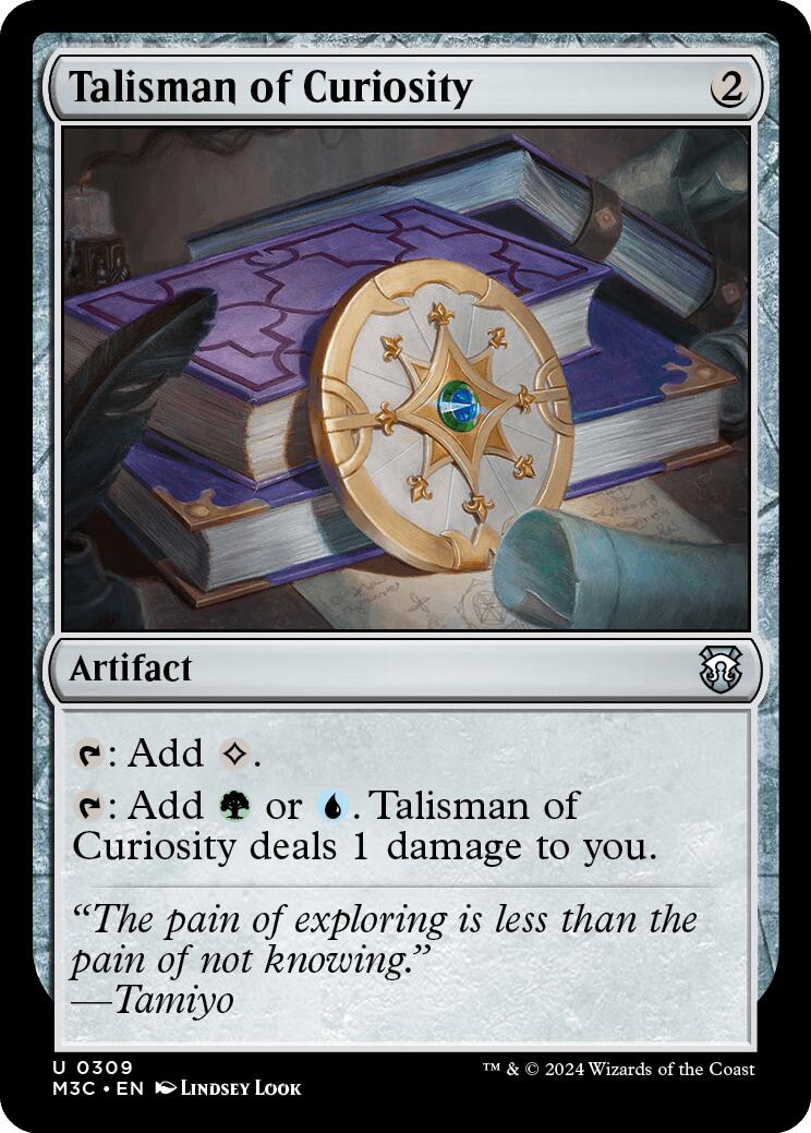 Talisman of Curiosity [Modern Horizons 3 Commander] | Shuffle n Cut Hobbies & Games