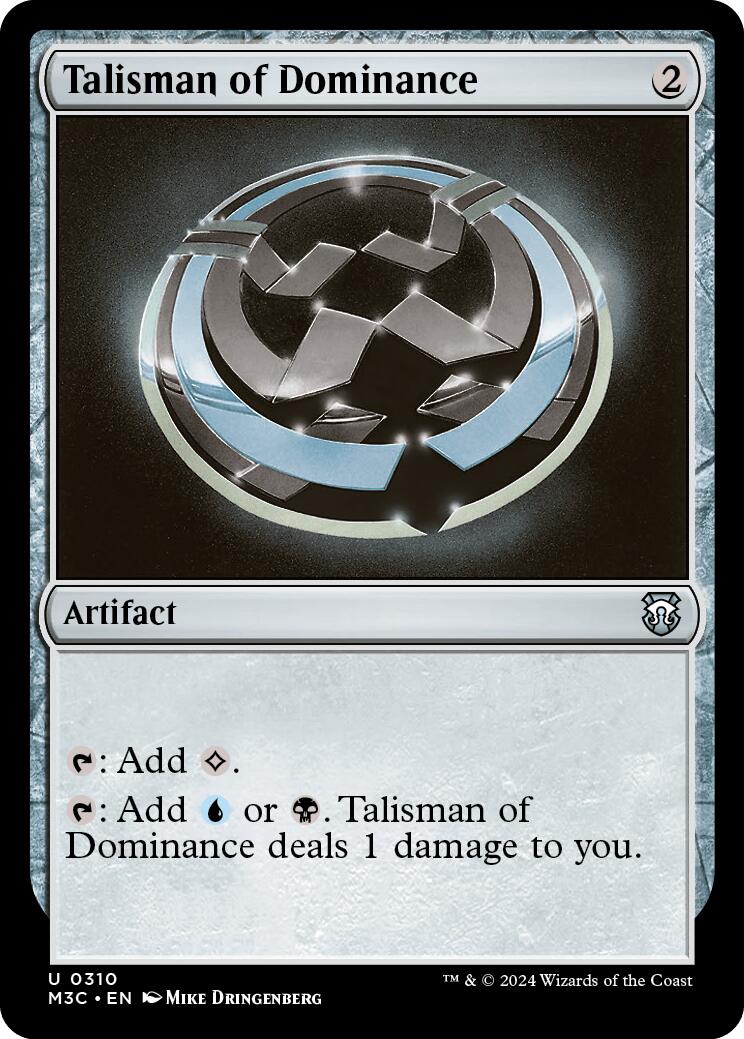 Talisman of Dominance [Modern Horizons 3 Commander] | Shuffle n Cut Hobbies & Games