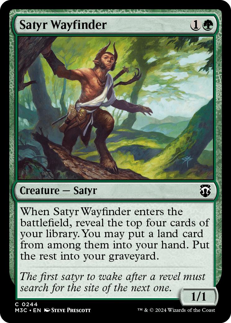 Satyr Wayfinder [Modern Horizons 3 Commander] | Shuffle n Cut Hobbies & Games