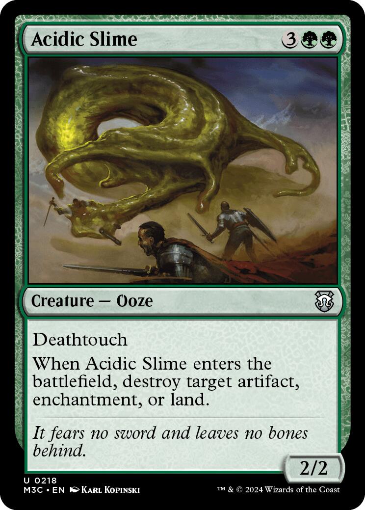 Acidic Slime [Modern Horizons 3 Commander] | Shuffle n Cut Hobbies & Games