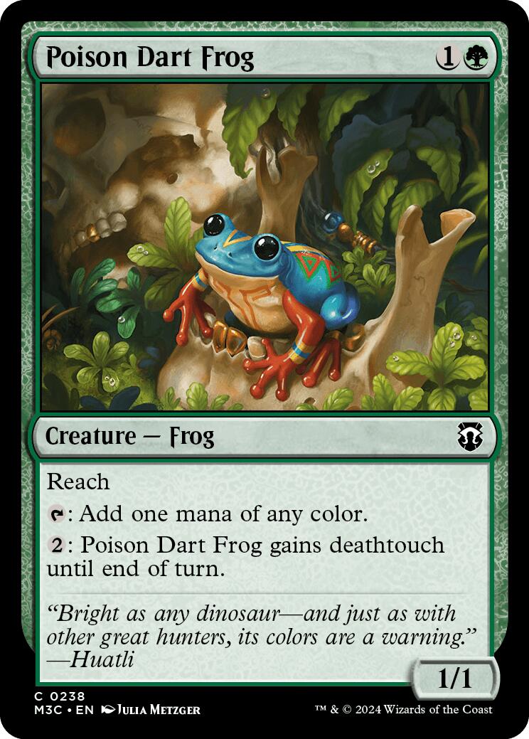 Poison Dart Frog [Modern Horizons 3 Commander] | Shuffle n Cut Hobbies & Games