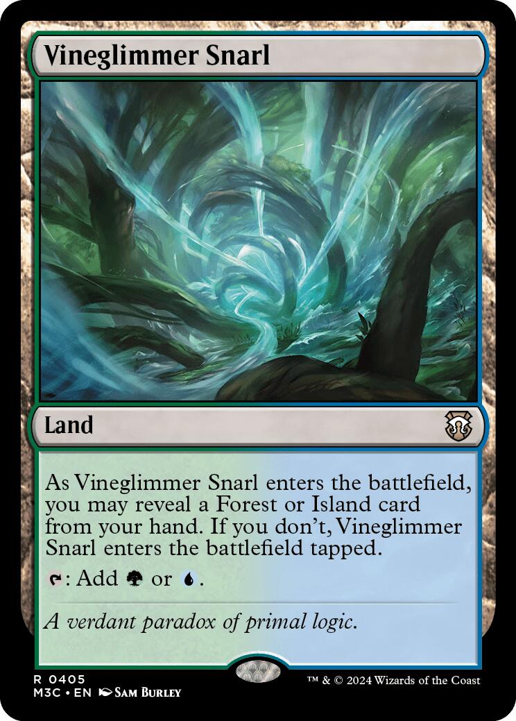 Vineglimmer Snarl [Modern Horizons 3 Commander] | Shuffle n Cut Hobbies & Games