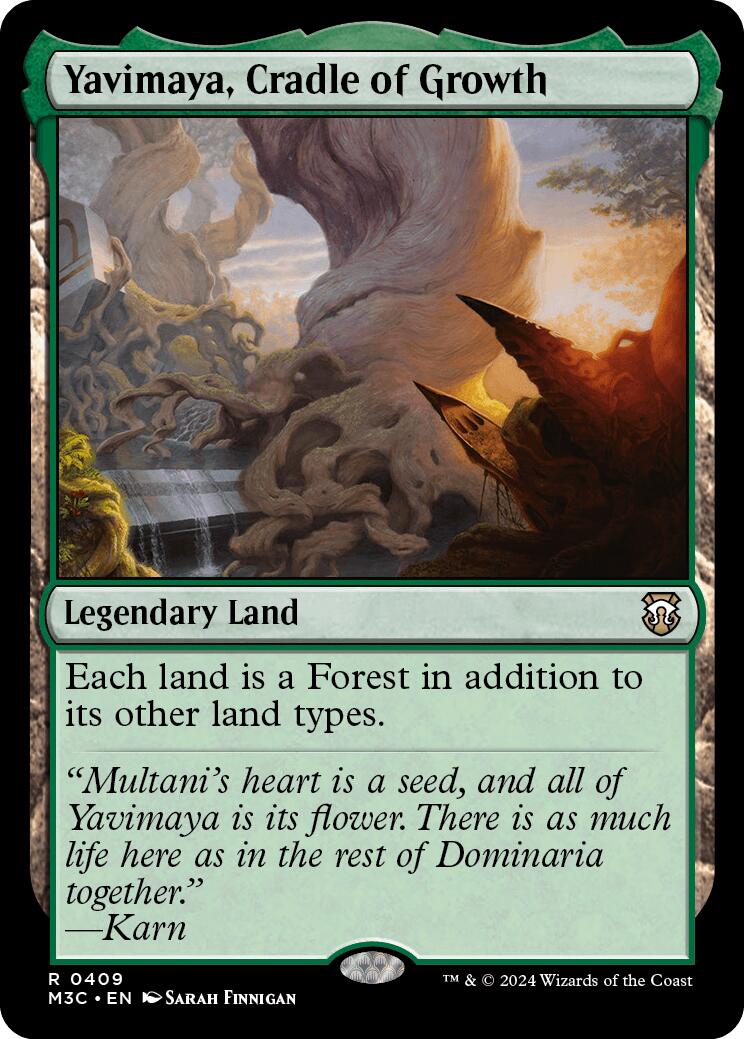 Yavimaya, Cradle of Growth [Modern Horizons 3 Commander] | Shuffle n Cut Hobbies & Games