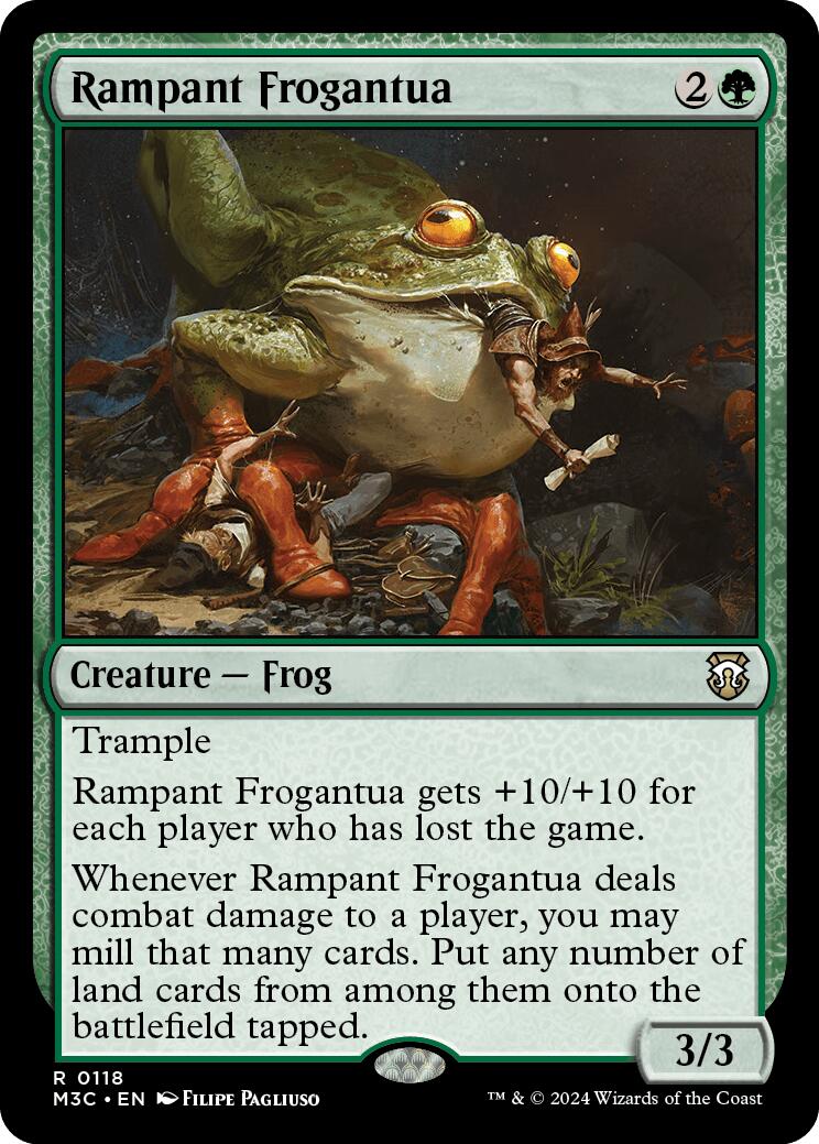 Rampant Frogantua [Modern Horizons 3 Commander] | Shuffle n Cut Hobbies & Games