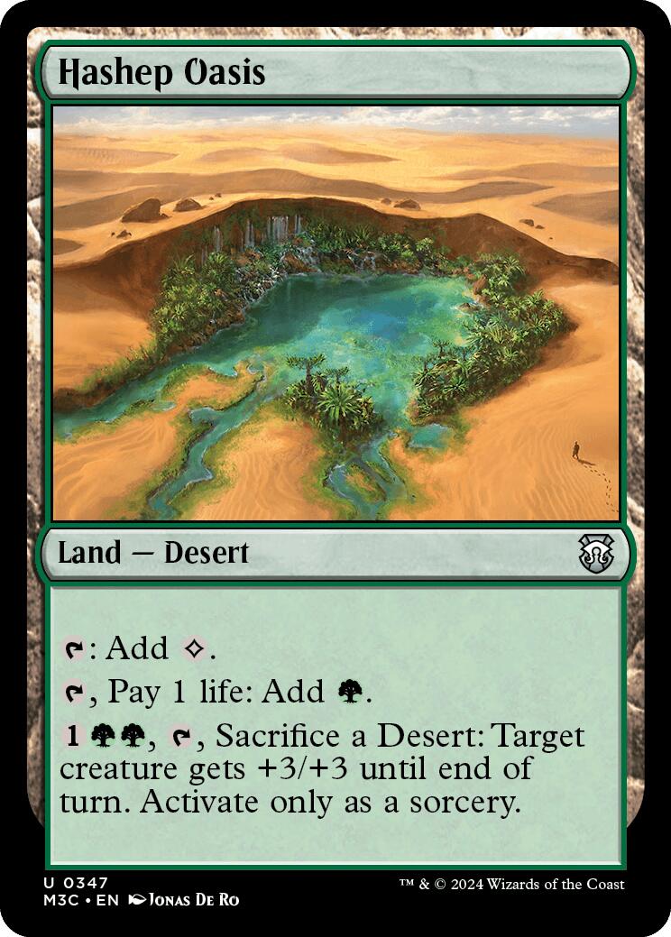 Hashep Oasis [Modern Horizons 3 Commander] | Shuffle n Cut Hobbies & Games