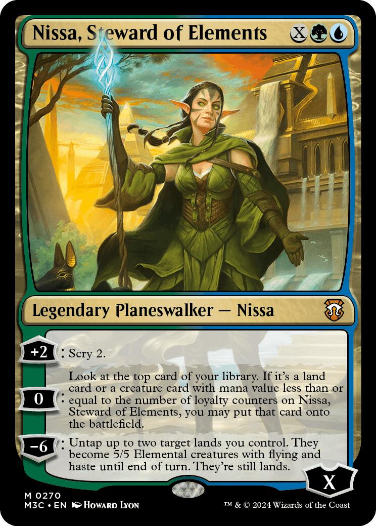 Nissa, Steward of Elements [Modern Horizons 3 Commander] | Shuffle n Cut Hobbies & Games