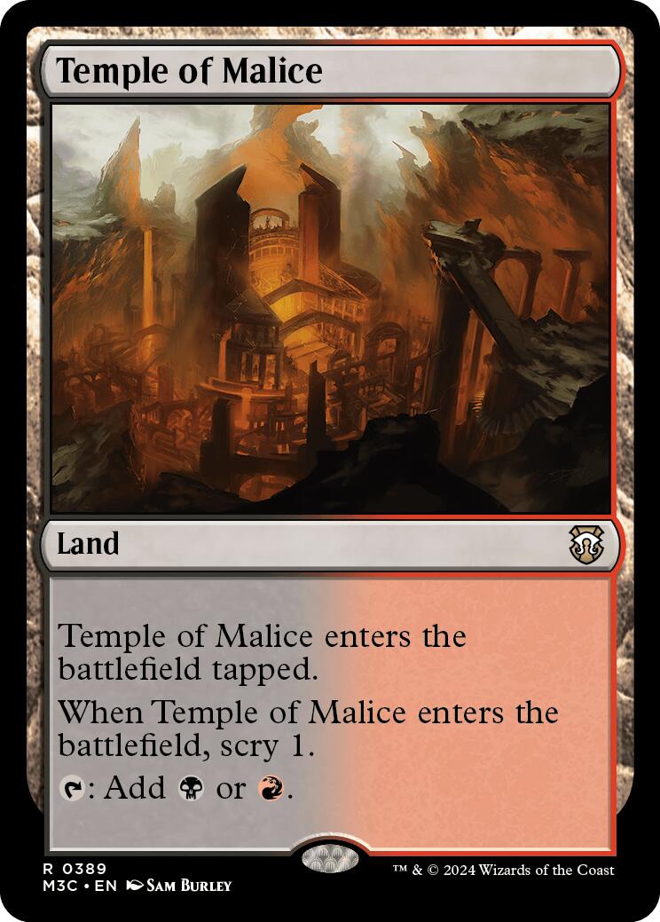 Temple of Malice [Modern Horizons 3 Commander] | Shuffle n Cut Hobbies & Games