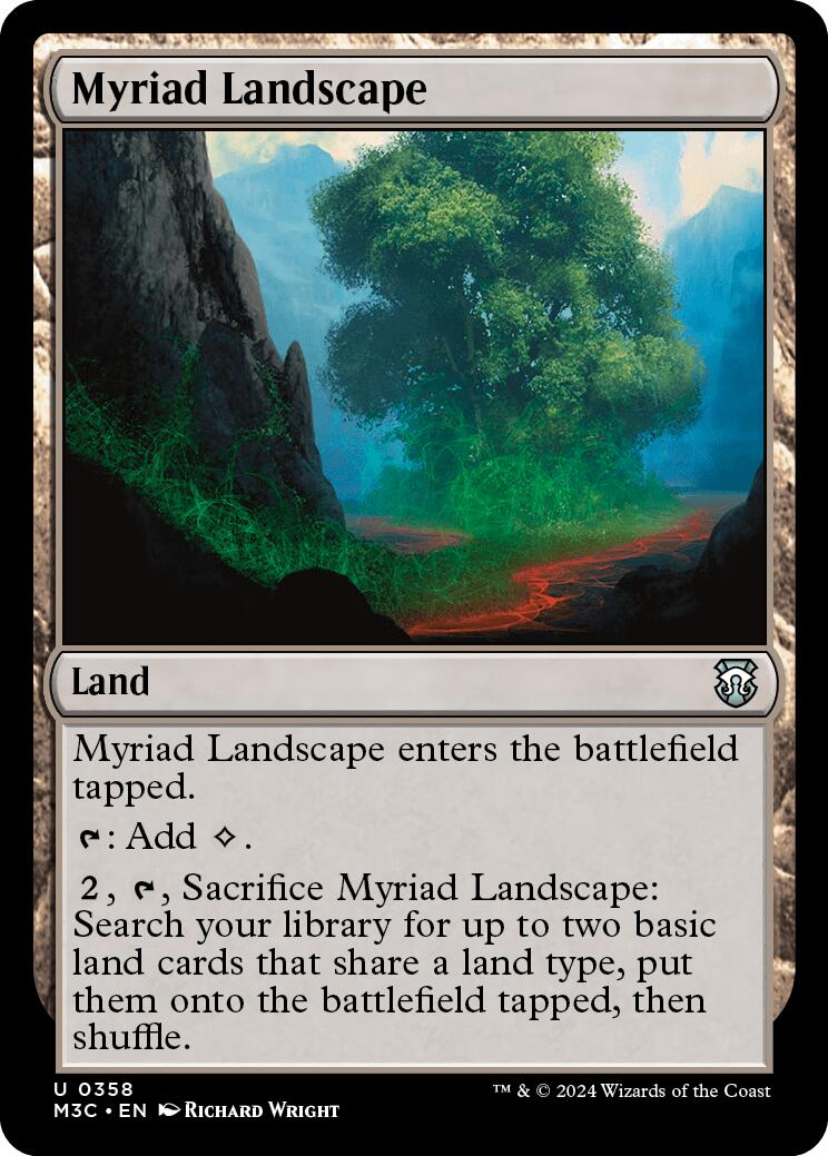 Myriad Landscape [Modern Horizons 3 Commander] | Shuffle n Cut Hobbies & Games