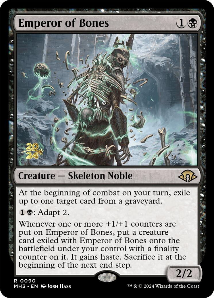 Emperor of Bones [Modern Horizons 3 Prerelease Promos] | Shuffle n Cut Hobbies & Games