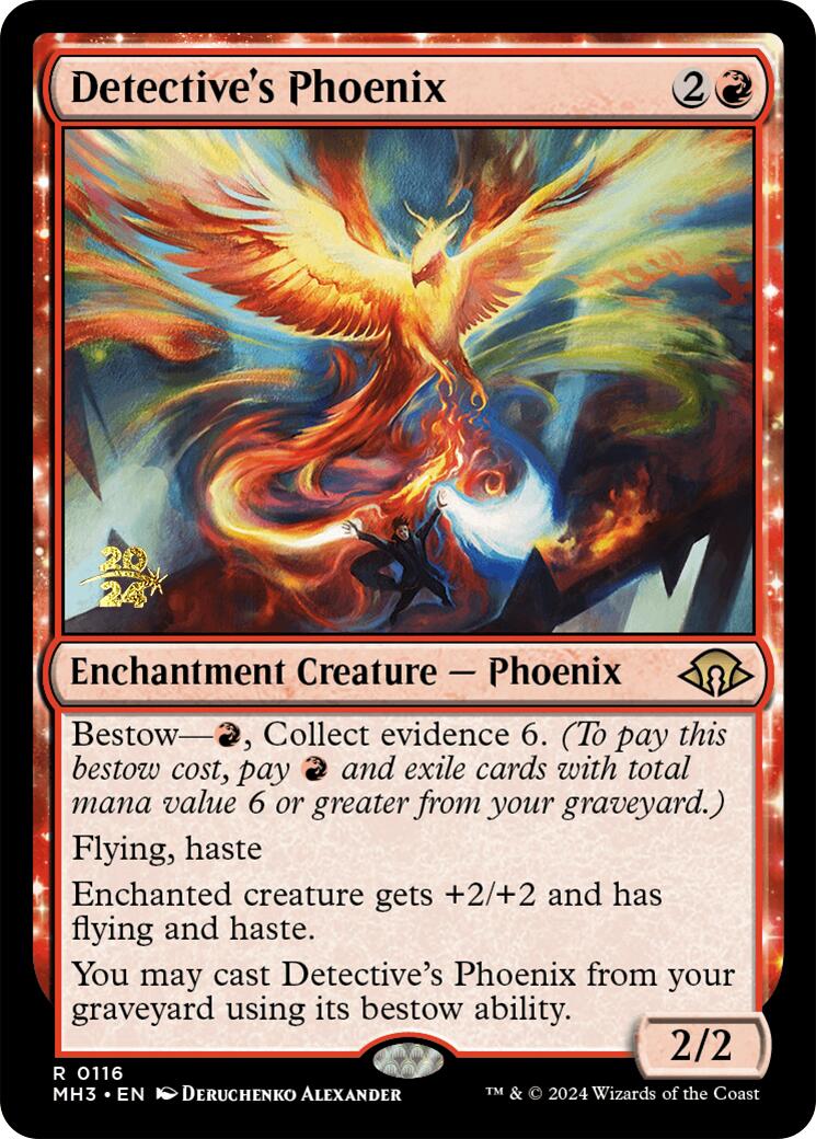 Detective's Phoenix [Modern Horizons 3 Prerelease Promos] | Shuffle n Cut Hobbies & Games