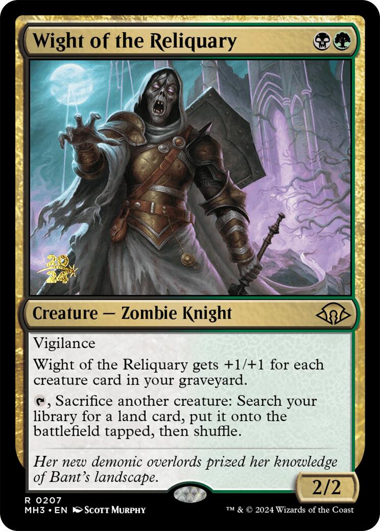 Wight of the Reliquary [Modern Horizons 3 Prerelease Promos] | Shuffle n Cut Hobbies & Games