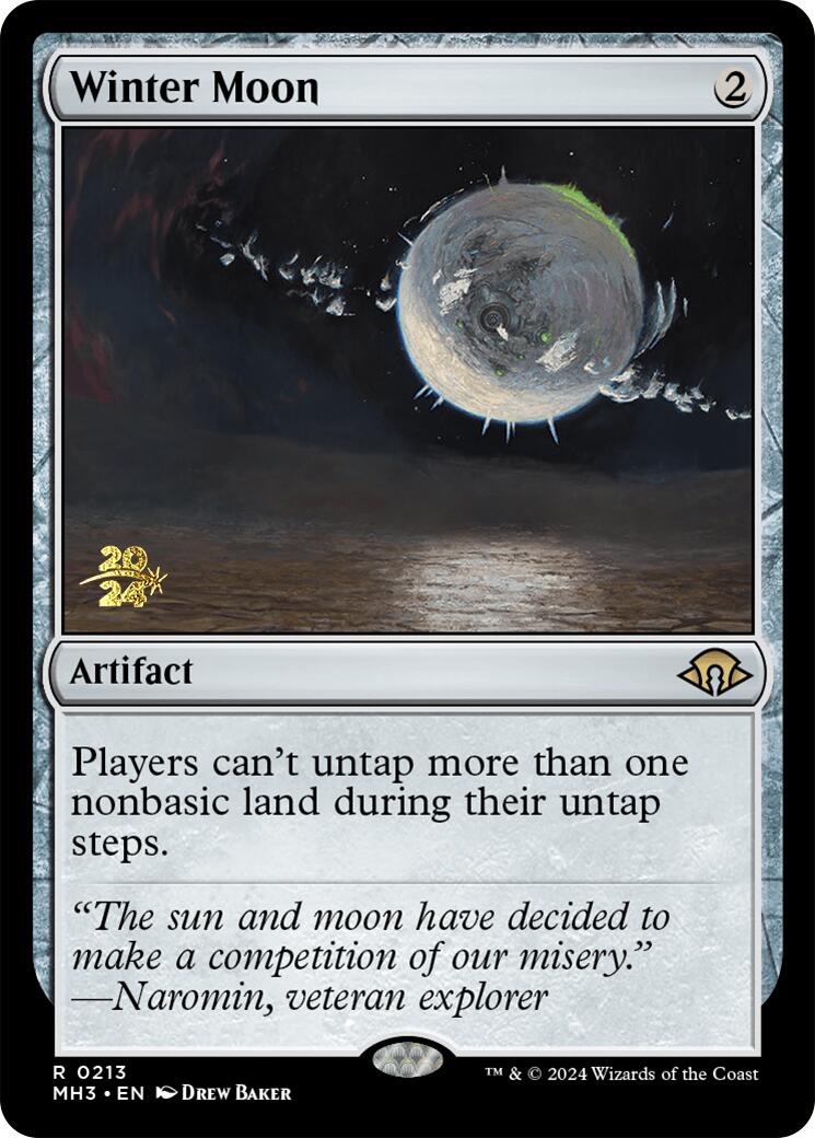 Winter Moon [Modern Horizons 3 Prerelease Promos] | Shuffle n Cut Hobbies & Games