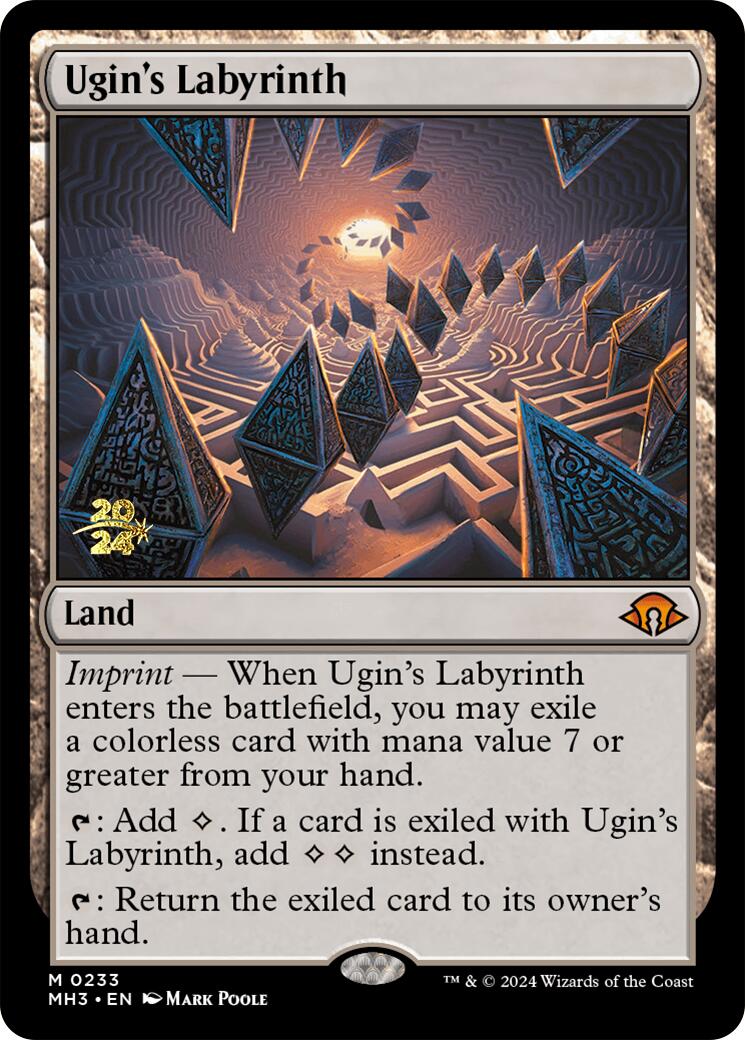 Ugin's Labyrinth [Modern Horizons 3 Prerelease Promos] | Shuffle n Cut Hobbies & Games