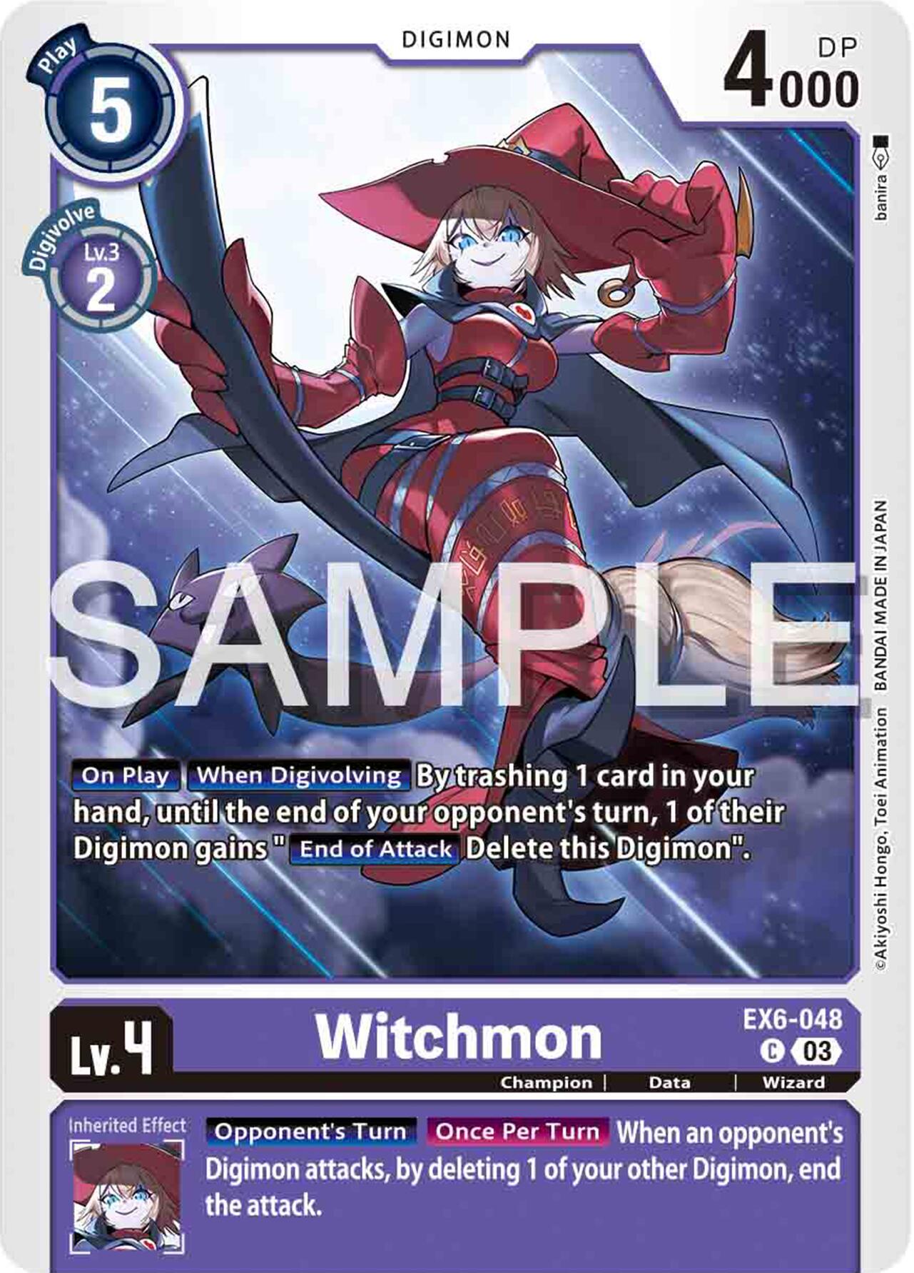 Witchmon [EX6-048] [Infernal Ascension] | Shuffle n Cut Hobbies & Games