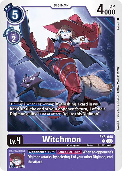 Witchmon [EX6-048] [Infernal Ascension] | Shuffle n Cut Hobbies & Games