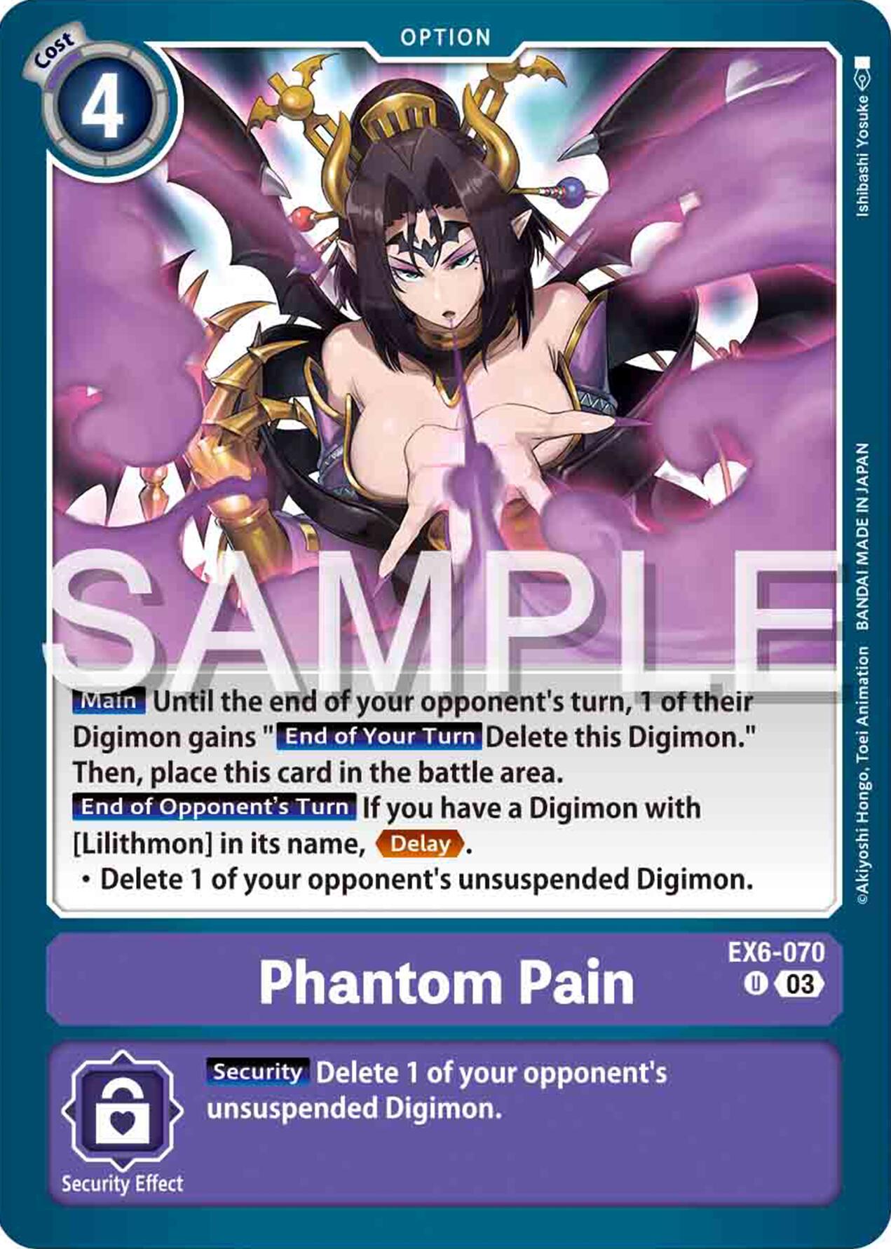 Phantom Pain [EX6-070] [Infernal Ascension] | Shuffle n Cut Hobbies & Games
