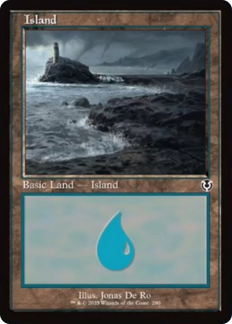 Island (290) (Retro Frame) [Innistrad Remastered] | Shuffle n Cut Hobbies & Games