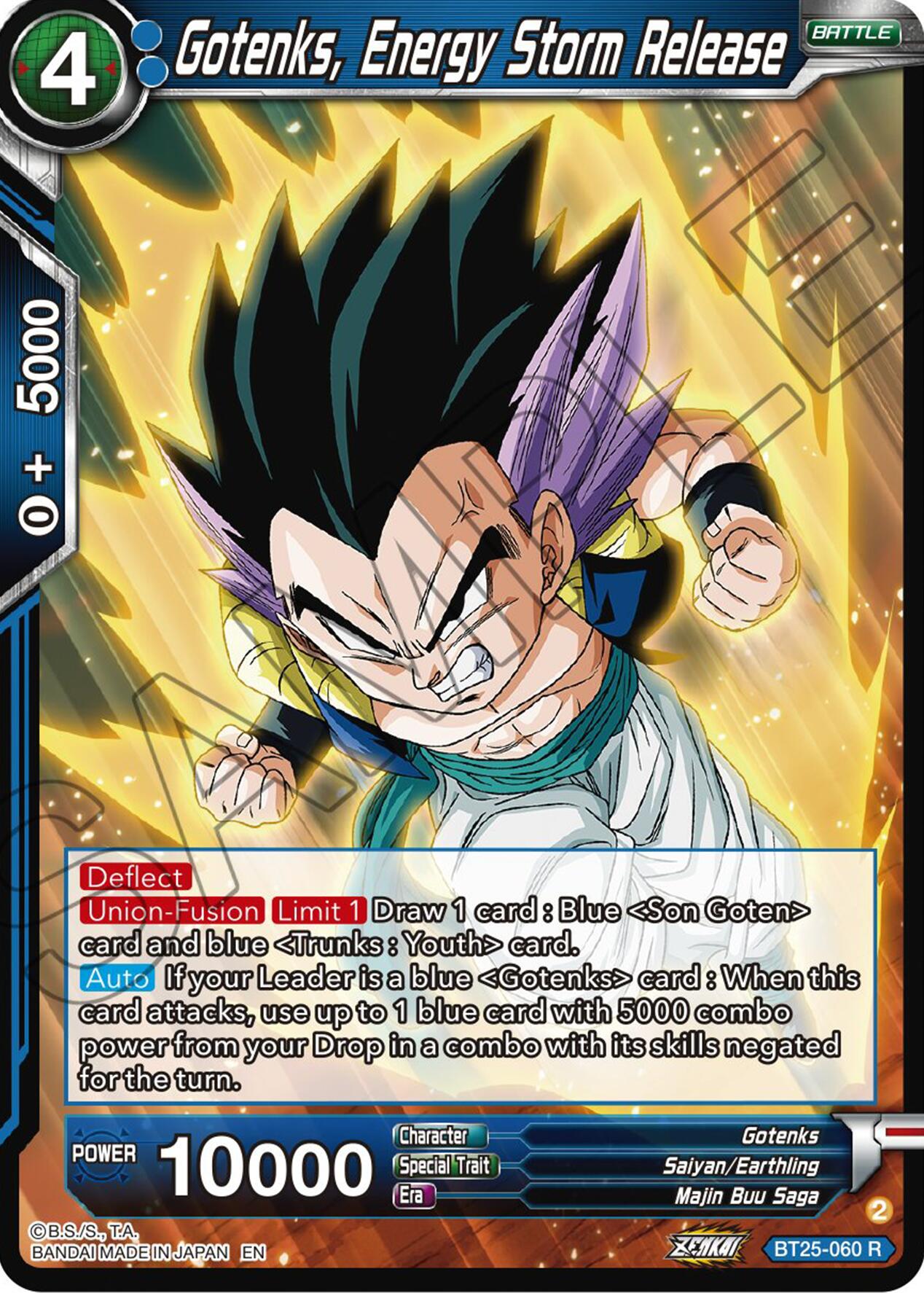 Gotenks, Energy Storm Release (BT25-060) [Legend of the Dragon Balls] | Shuffle n Cut Hobbies & Games