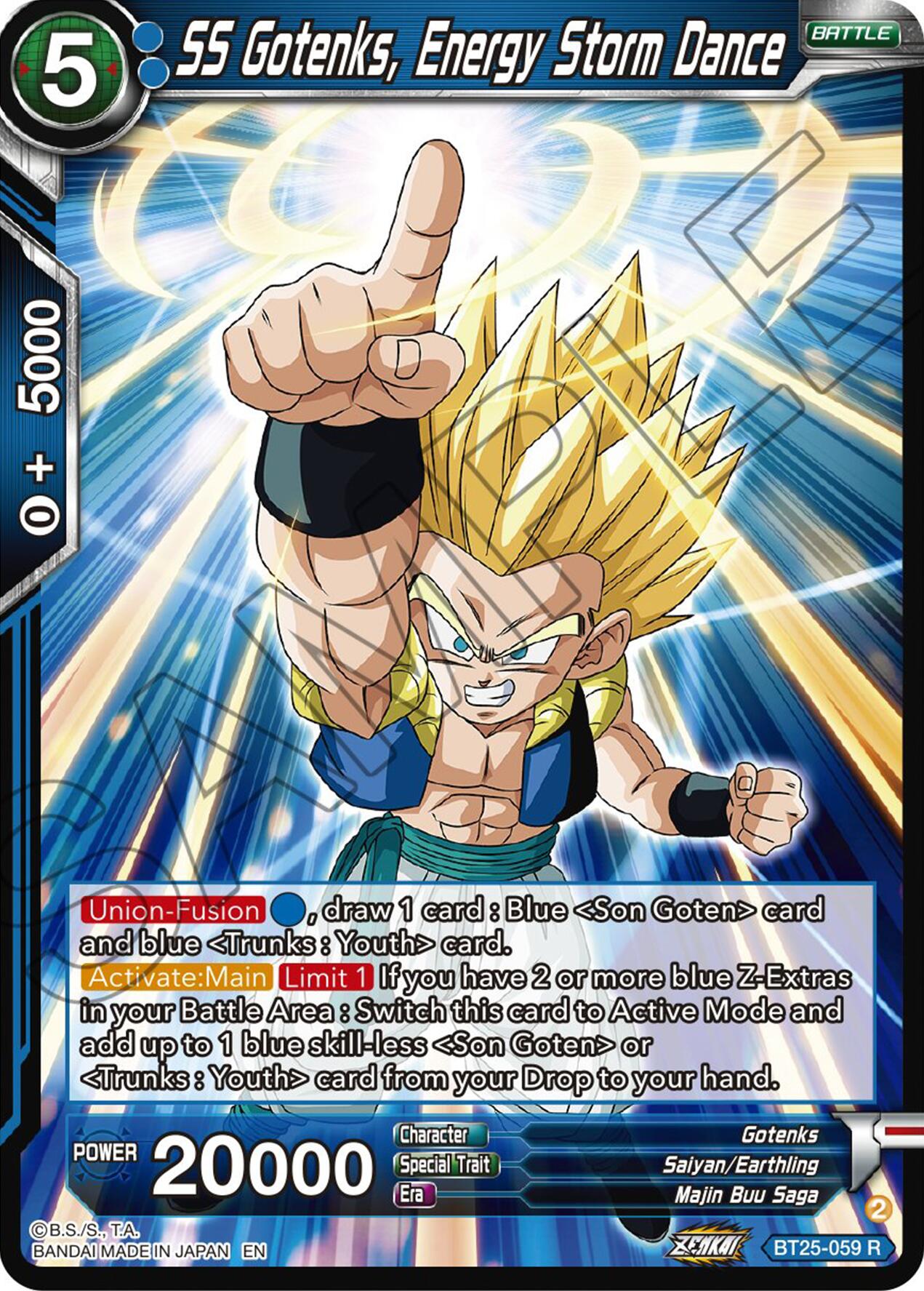 SS Gotenks, Energy Storm Dance (BT25-059) [Legend of the Dragon Balls] | Shuffle n Cut Hobbies & Games