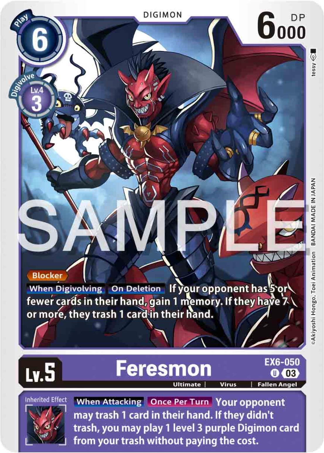 Feresmon [EX6-050] [Infernal Ascension] | Shuffle n Cut Hobbies & Games
