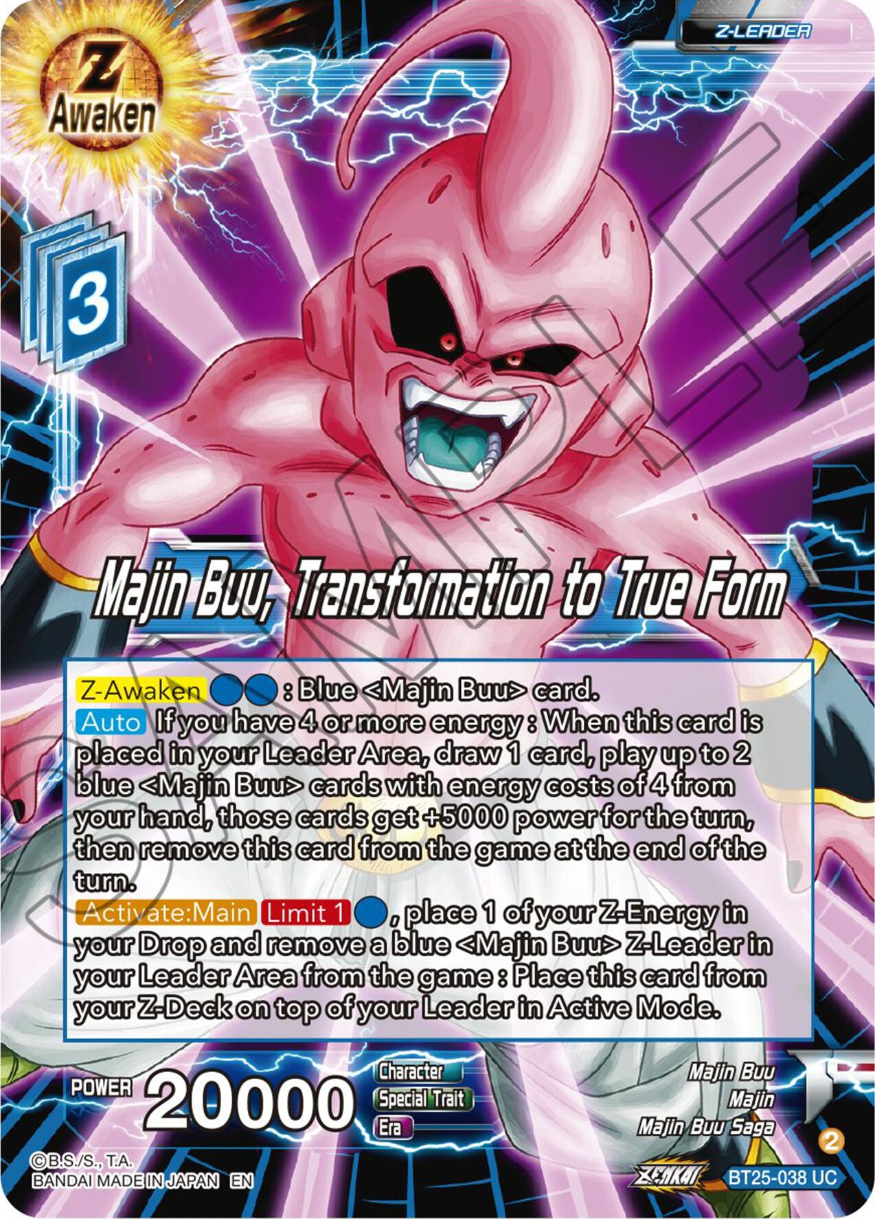 Majin Buu, Transformation to True Form (BT25-038) [Legend of the Dragon Balls] | Shuffle n Cut Hobbies & Games