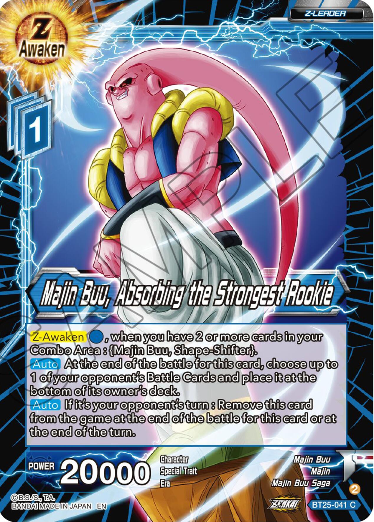 Majin Buu, Absorbing the Strongest Rookie (BT25-041) [Legend of the Dragon Balls] | Shuffle n Cut Hobbies & Games