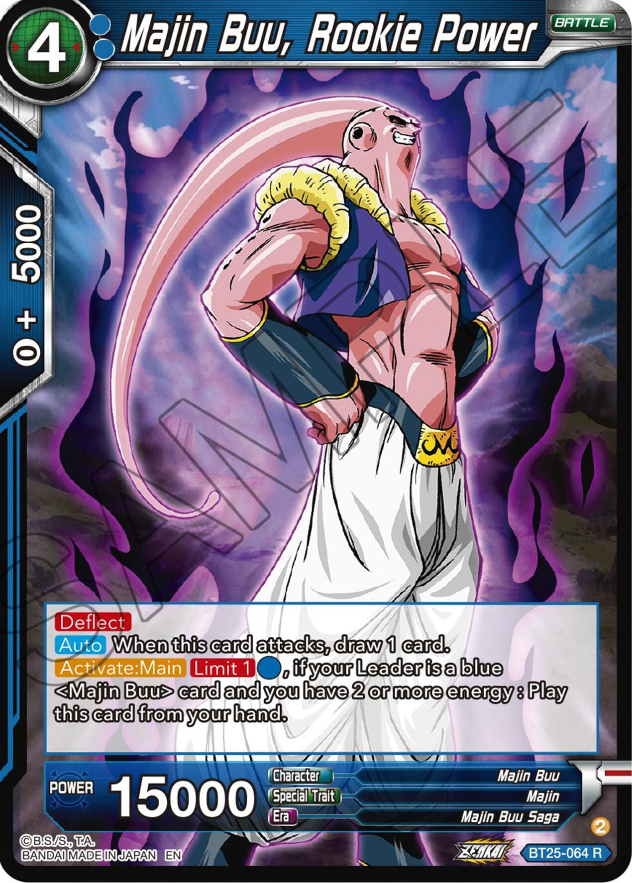 Majin Buu, Rookie Power (BT25-064) [Legend of the Dragon Balls] | Shuffle n Cut Hobbies & Games