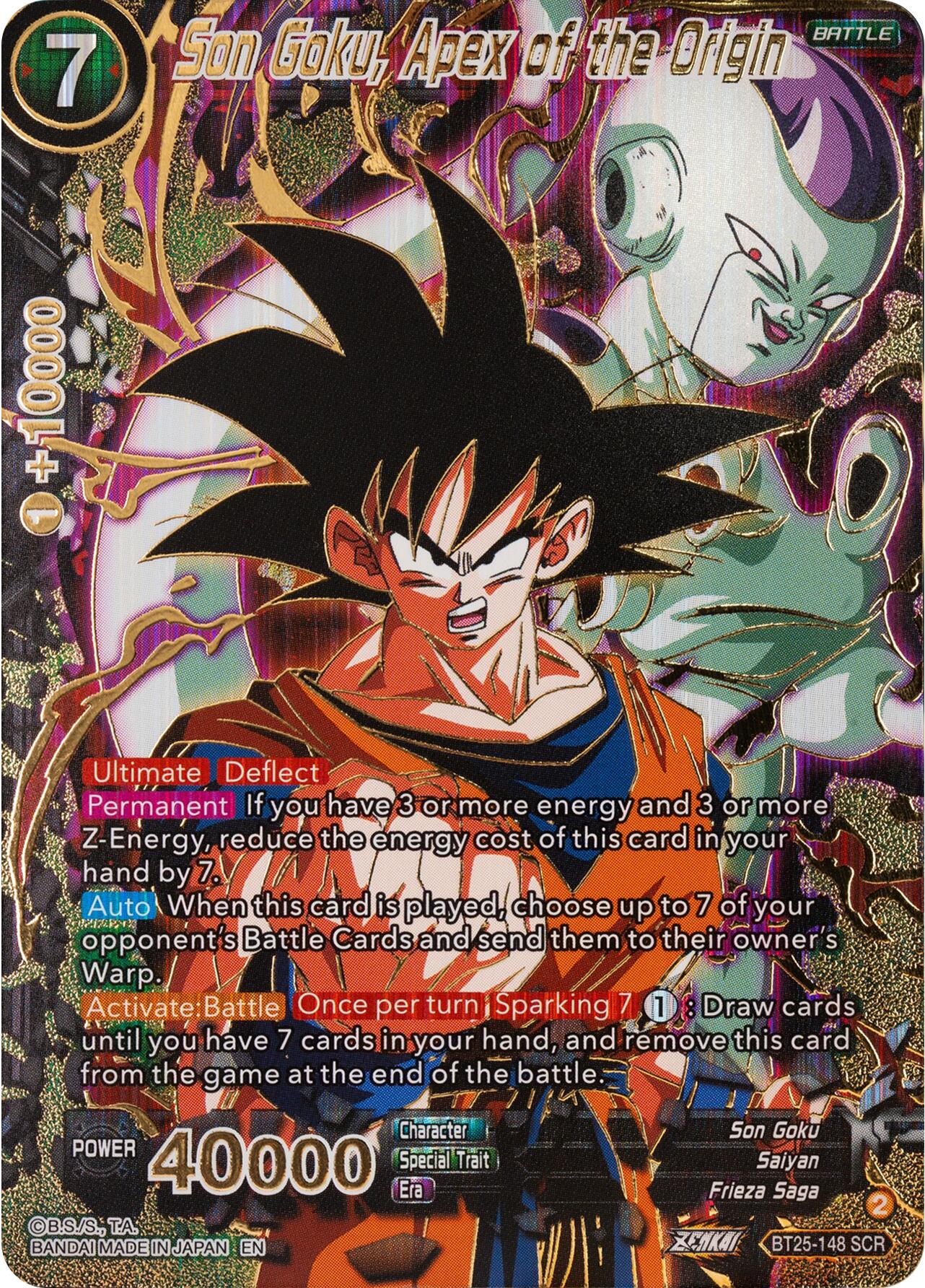 Son Goku, Apex of the Origin (BT25-148) [Legend of the Dragon Balls] | Shuffle n Cut Hobbies & Games