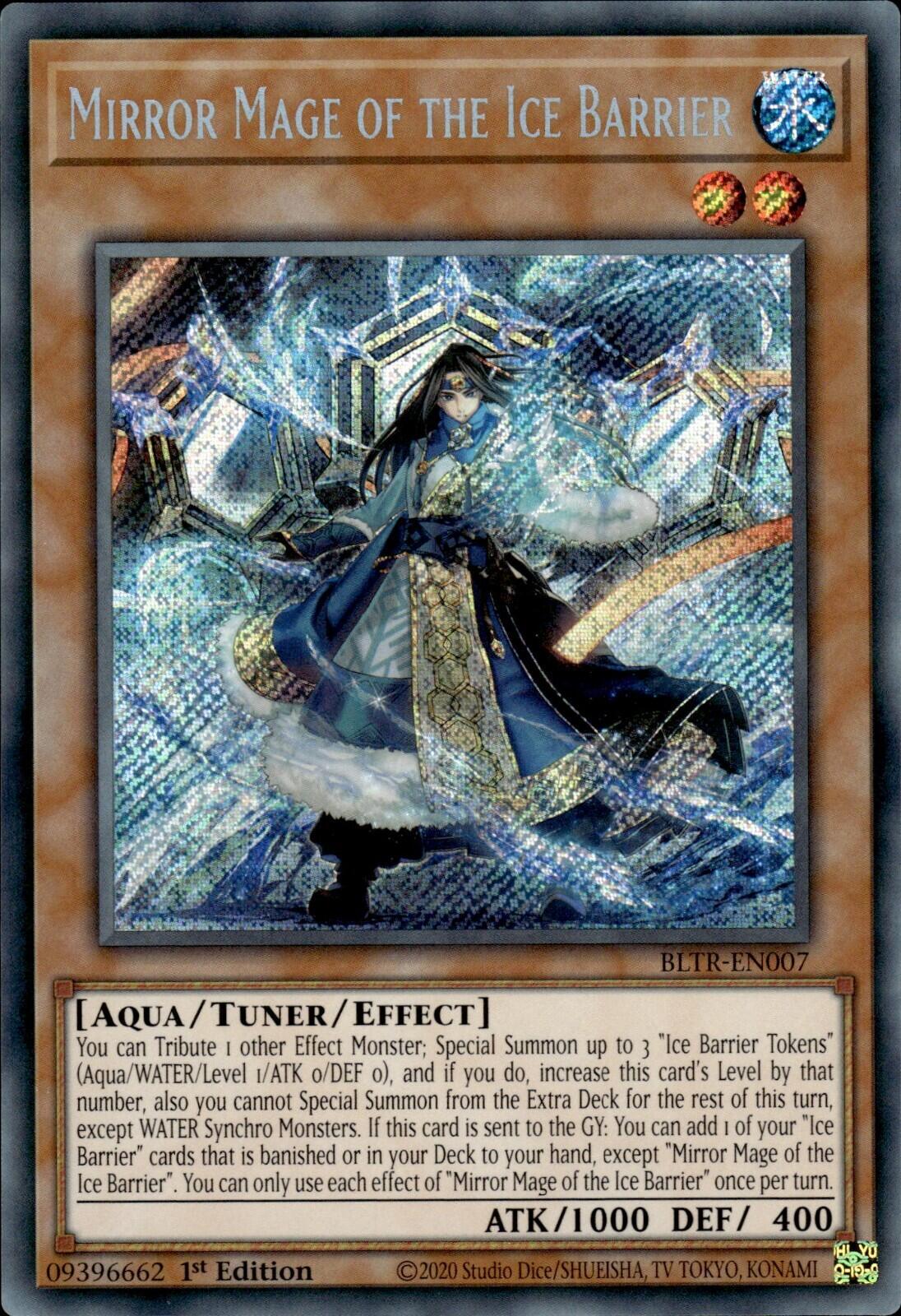 Mirror Mage of the Ice Barrier [BLTR-EN007] Secret Rare | Shuffle n Cut Hobbies & Games