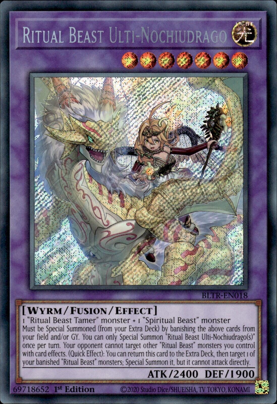 Ritual Beast Ulti-Nochiudrago [BLTR-EN018] Secret Rare | Shuffle n Cut Hobbies & Games