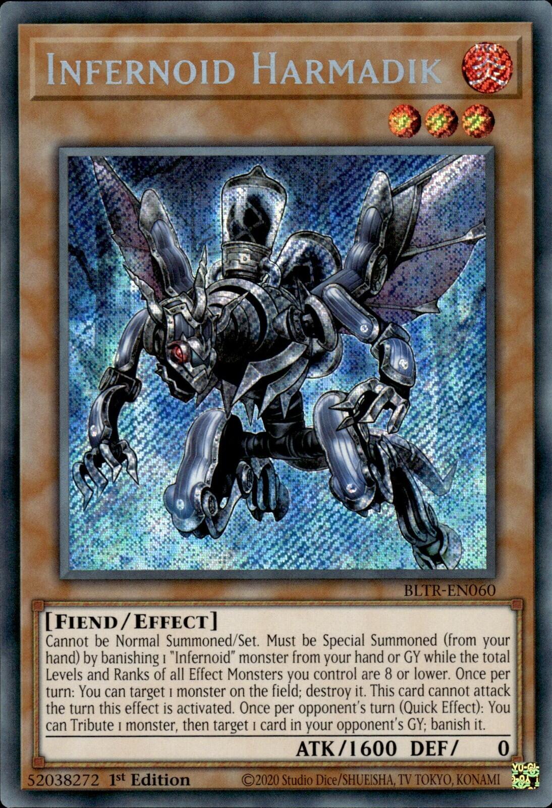 Infernoid Harmadik [BLTR-EN060] Secret Rare | Shuffle n Cut Hobbies & Games