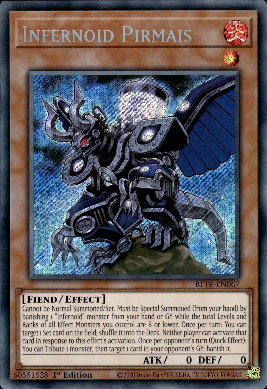 Infernoid Pirmais [BLTR-EN067] Secret Rare | Shuffle n Cut Hobbies & Games