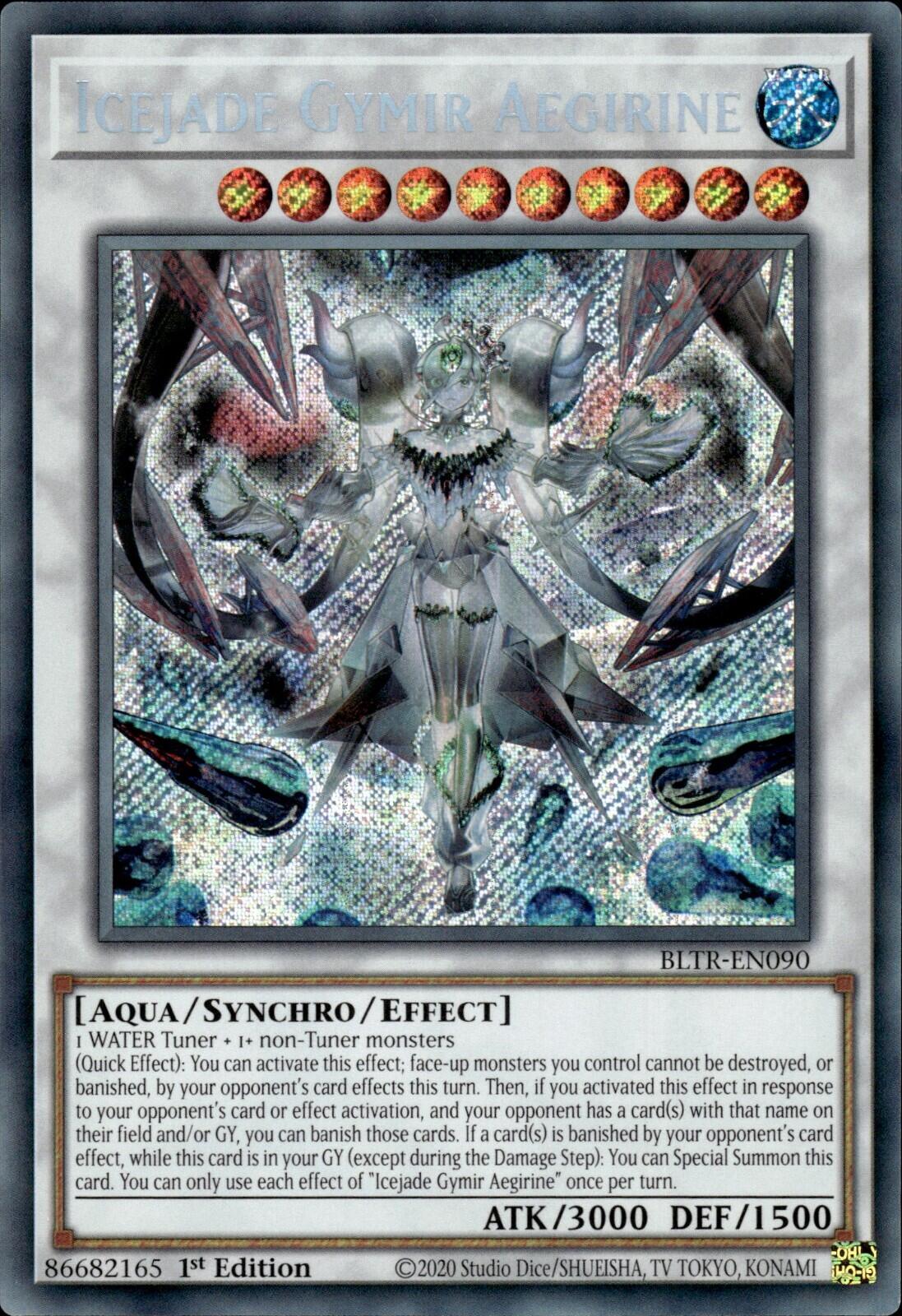 Icejade Gymir Aegirine [BLTR-EN090] Secret Rare | Shuffle n Cut Hobbies & Games