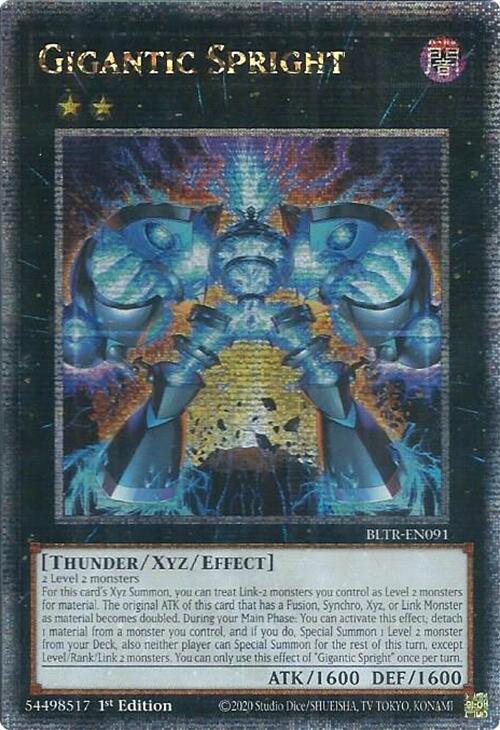 Gigantic Spright (Quarter Century Secret Rare) [BLTR-EN091] Quarter Century Secret Rare | Shuffle n Cut Hobbies & Games