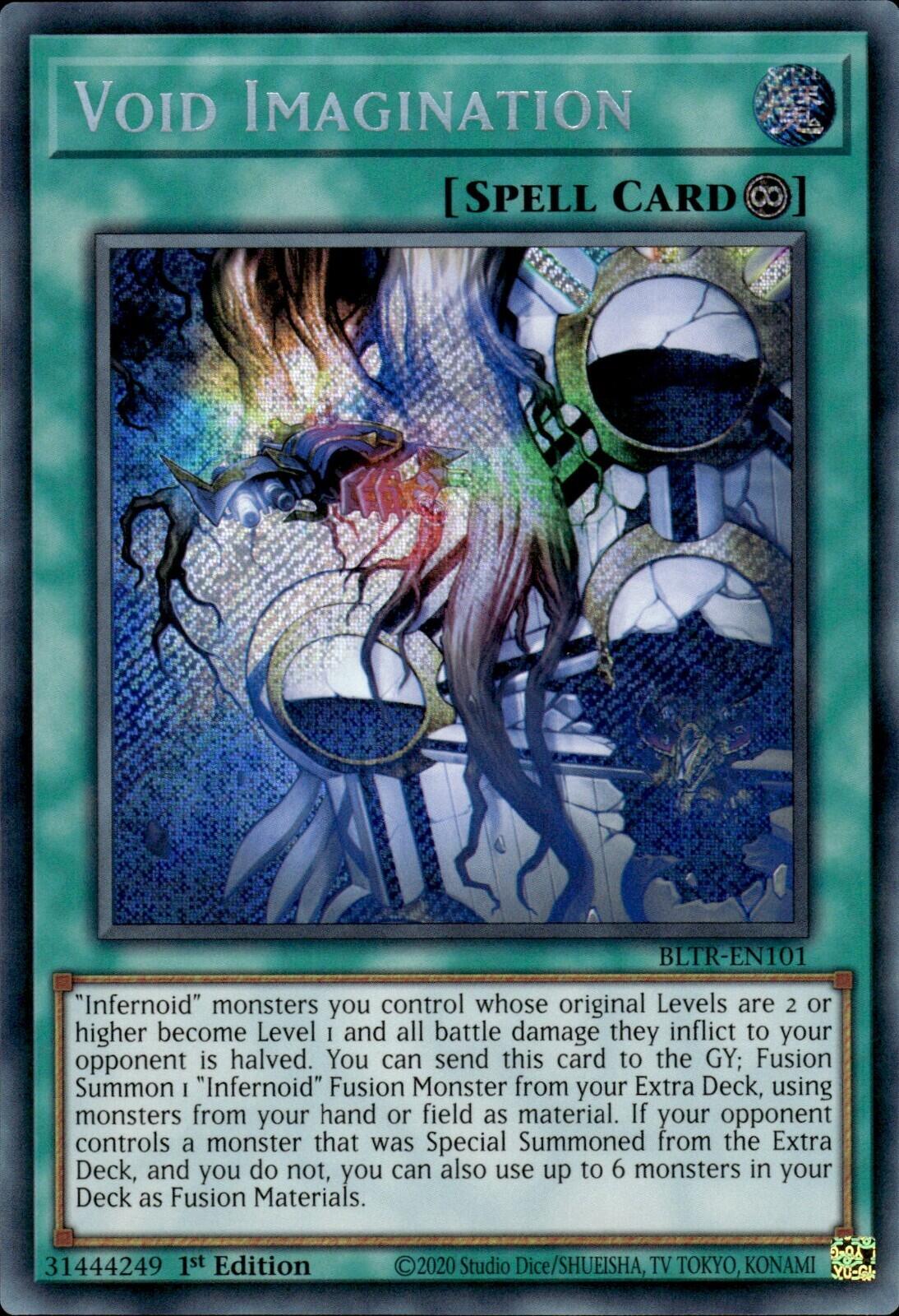 Void Imagination [BLTR-EN101] Secret Rare | Shuffle n Cut Hobbies & Games