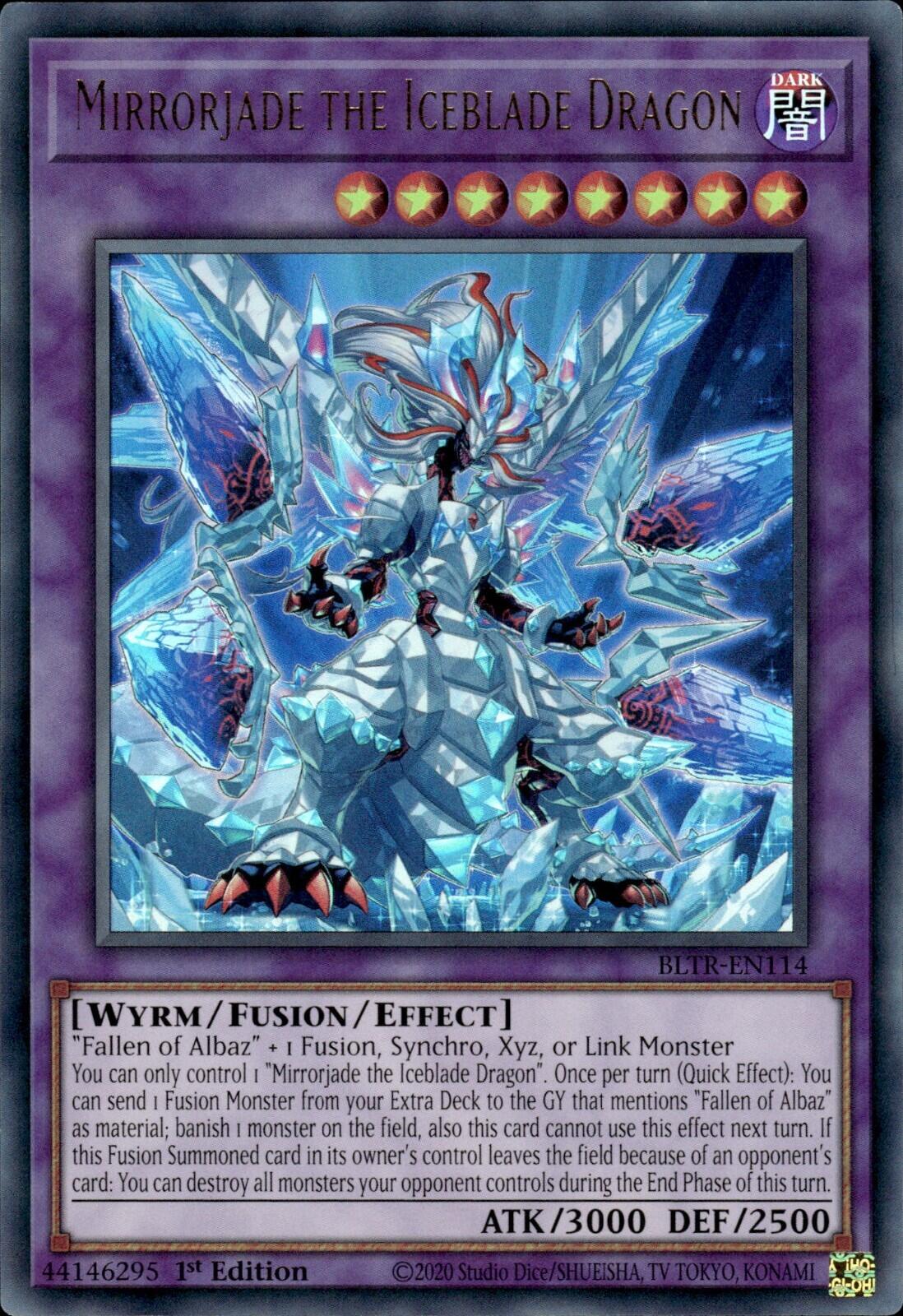 Mirrorjade the Iceblade Dragon [BLTR-EN114] Ultra Rare | Shuffle n Cut Hobbies & Games