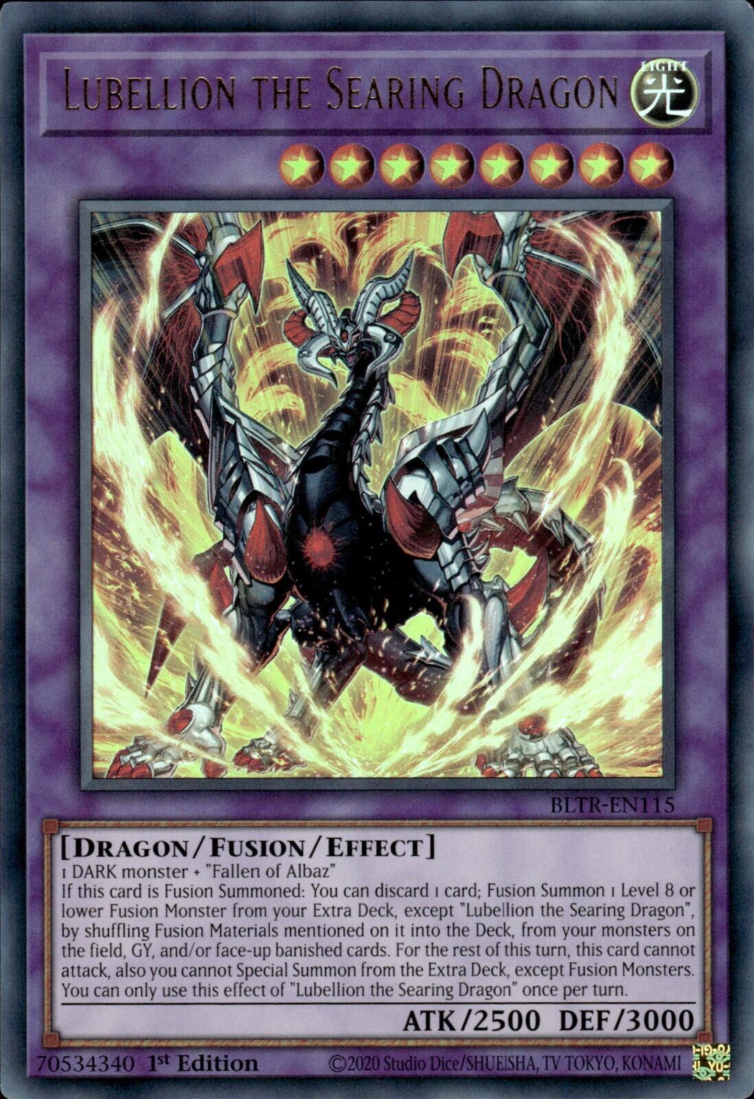 Lubellion the Searing Dragon [BLTR-EN115] Ultra Rare | Shuffle n Cut Hobbies & Games