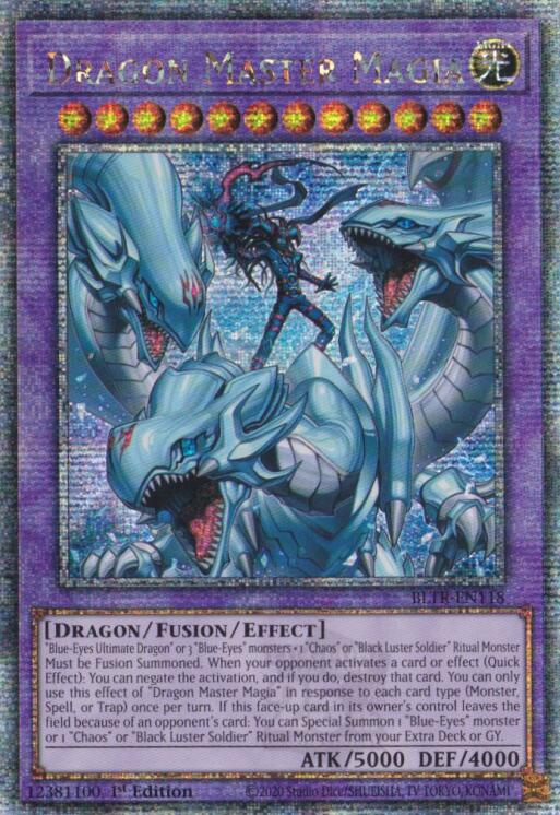 Dragon Master Magia (Quarter Century Secret Rare) [BLTR-EN118] Quarter Century Secret Rare | Shuffle n Cut Hobbies & Games