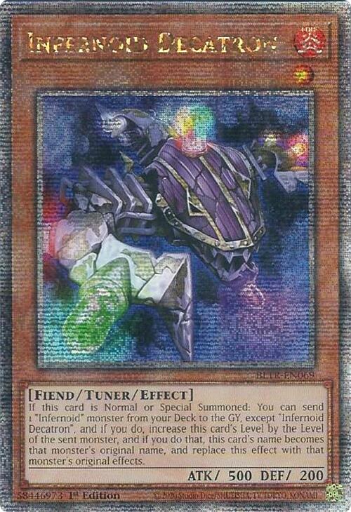 Infernoid Decatron (Quarter Century Secret Rare) [BLTR-EN069] Quarter Century Secret Rare | Shuffle n Cut Hobbies & Games