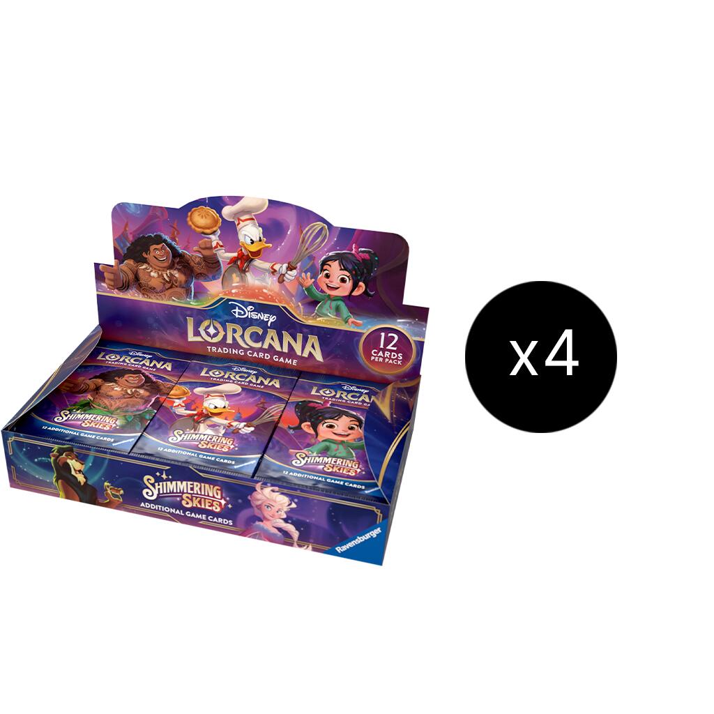 Disney Lorcana: [Shimmering Skies] Booster Box Case | Shuffle n Cut Hobbies & Games