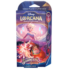 Disney Lorcana: Shimmering Skies - Starter Deck (Amethyst & Ruby) | Shuffle n Cut Hobbies & Games