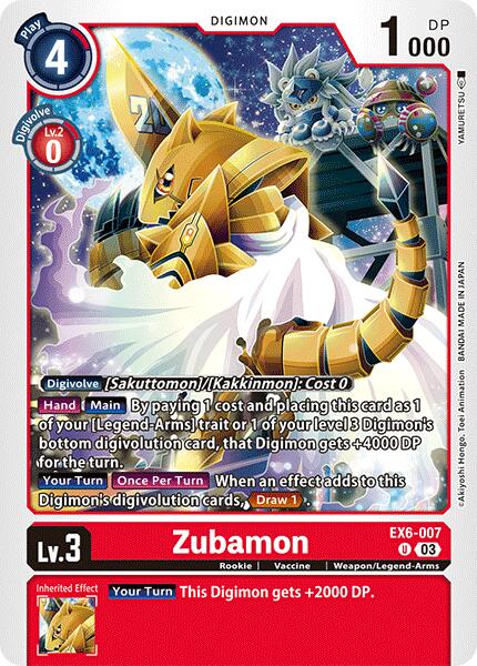 Zubamon [EX6-007] [Infernal Ascension] | Shuffle n Cut Hobbies & Games