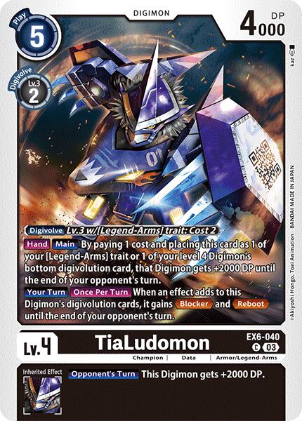 TiaLudomon [EX6-040] [Infernal Ascension] | Shuffle n Cut Hobbies & Games