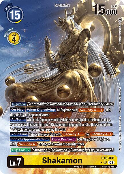 Shakamon [EX6-031] (Alternate Art) [Infernal Ascension] | Shuffle n Cut Hobbies & Games