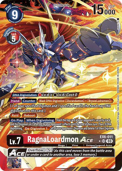 RagnaLoardmon ACE [EX6-011] (Alternate Art) [Infernal Ascension] | Shuffle n Cut Hobbies & Games