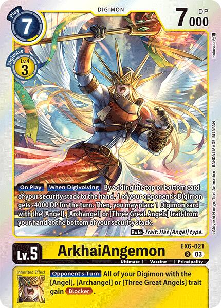 ArkhaiAngemon [EX6-021] [Infernal Ascension] | Shuffle n Cut Hobbies & Games