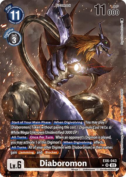 Diaboromon [EX6-043] (Alternate Art) [Infernal Ascension] | Shuffle n Cut Hobbies & Games